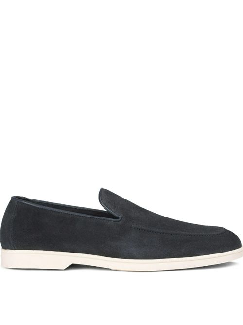 SUEDE LOAFERS DOUCALS | DU3413NWMAUY009GB15VISONE NOTTE/F.DO GLASSA